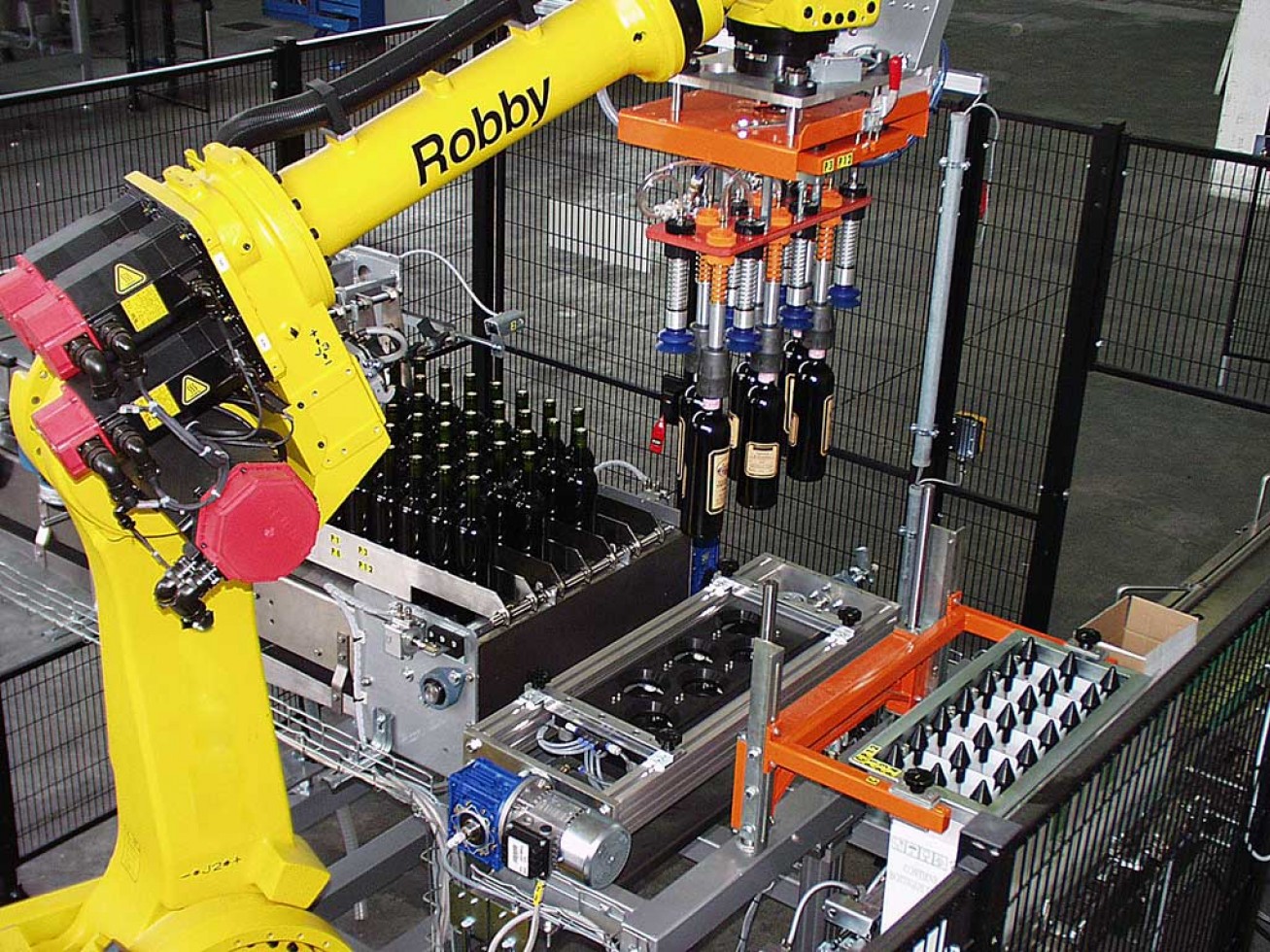 Systems and machinery for wine packaging 100