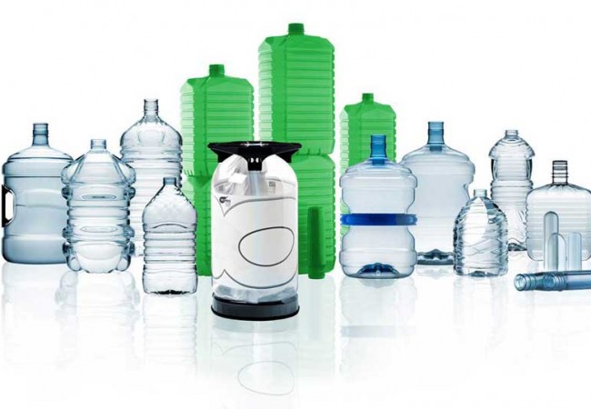 Gallery of PET bottles and containers for still and sparkling wines